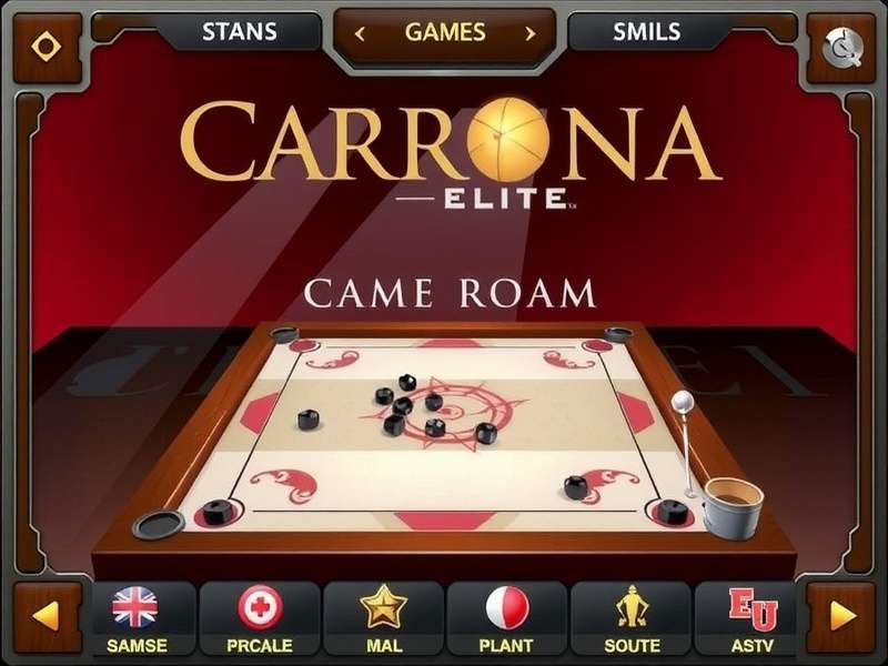 Carrom Elite Nova Game Screen